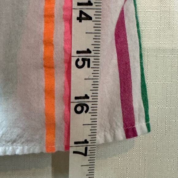 TALBOTS Striped Tunic Top Women's S Cotton Blend Colorful Beach Vacation Summer - Picture 10 of 10